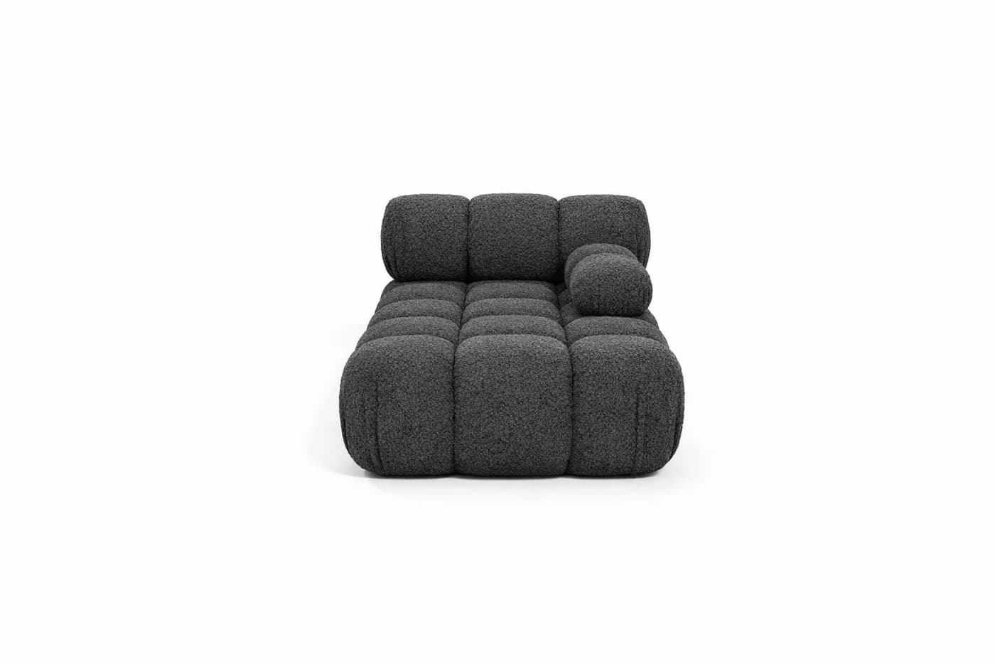 Kaiser Möbel Chaiselongue modular Selia Bouclé grau - Bild 3