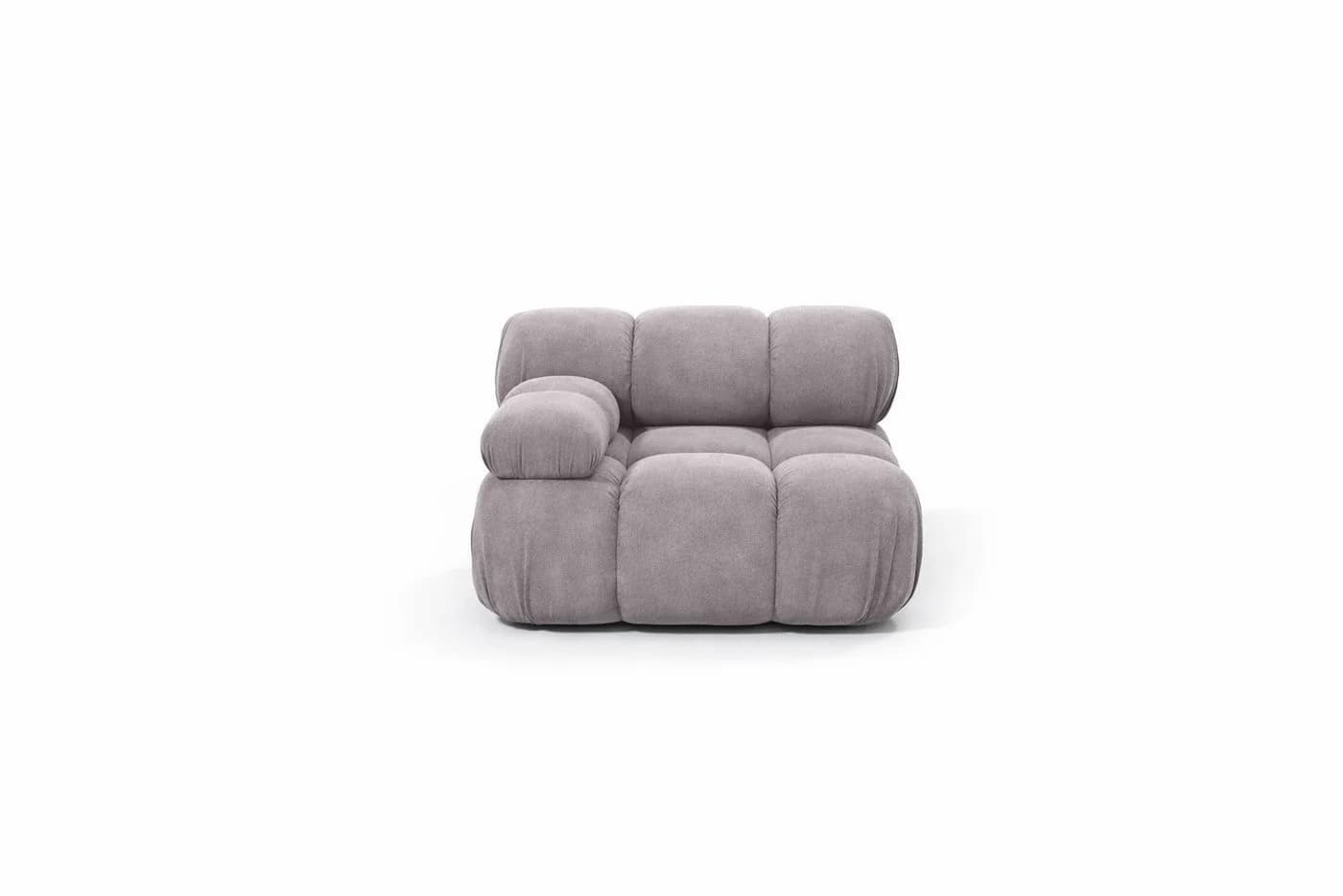 Kaiser Möbel Sofaelement SELIA Grau Velours Salvador Modul - Bild 3