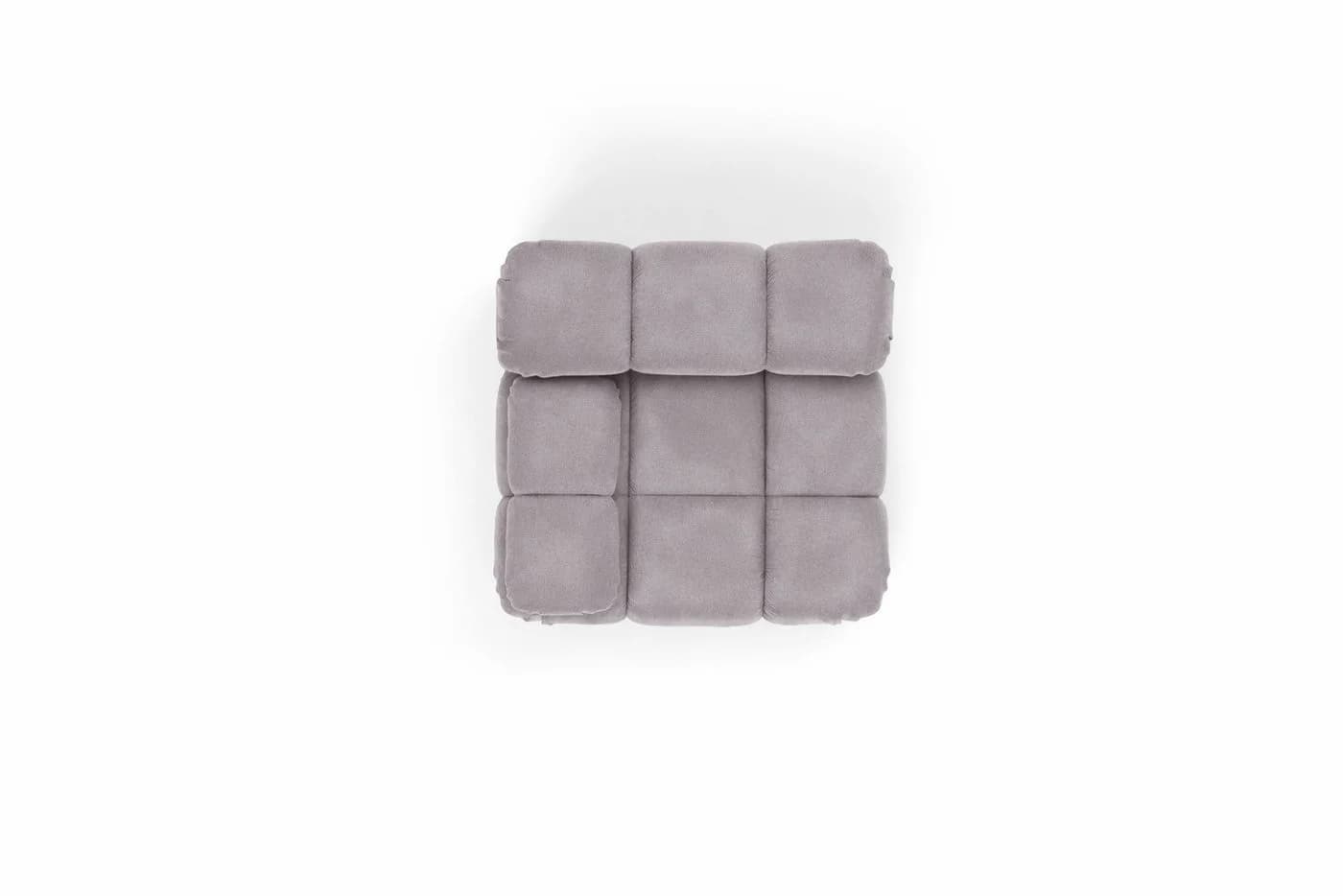 Kaiser Möbel Sofaelement SELIA Grau Velours Salvador Modul - Bild 4