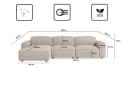 Kaiser Möbel Ecksofa Cursal L-Form modular Bild 3
