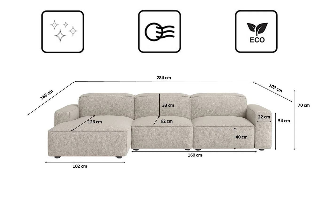 Kaiser Möbel Ecksofa Cursal L-Form modular - Bild 3