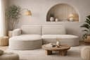 Kaiser Möbel Ecksofa Designer MODENA STUDIO L Cord Bild 2