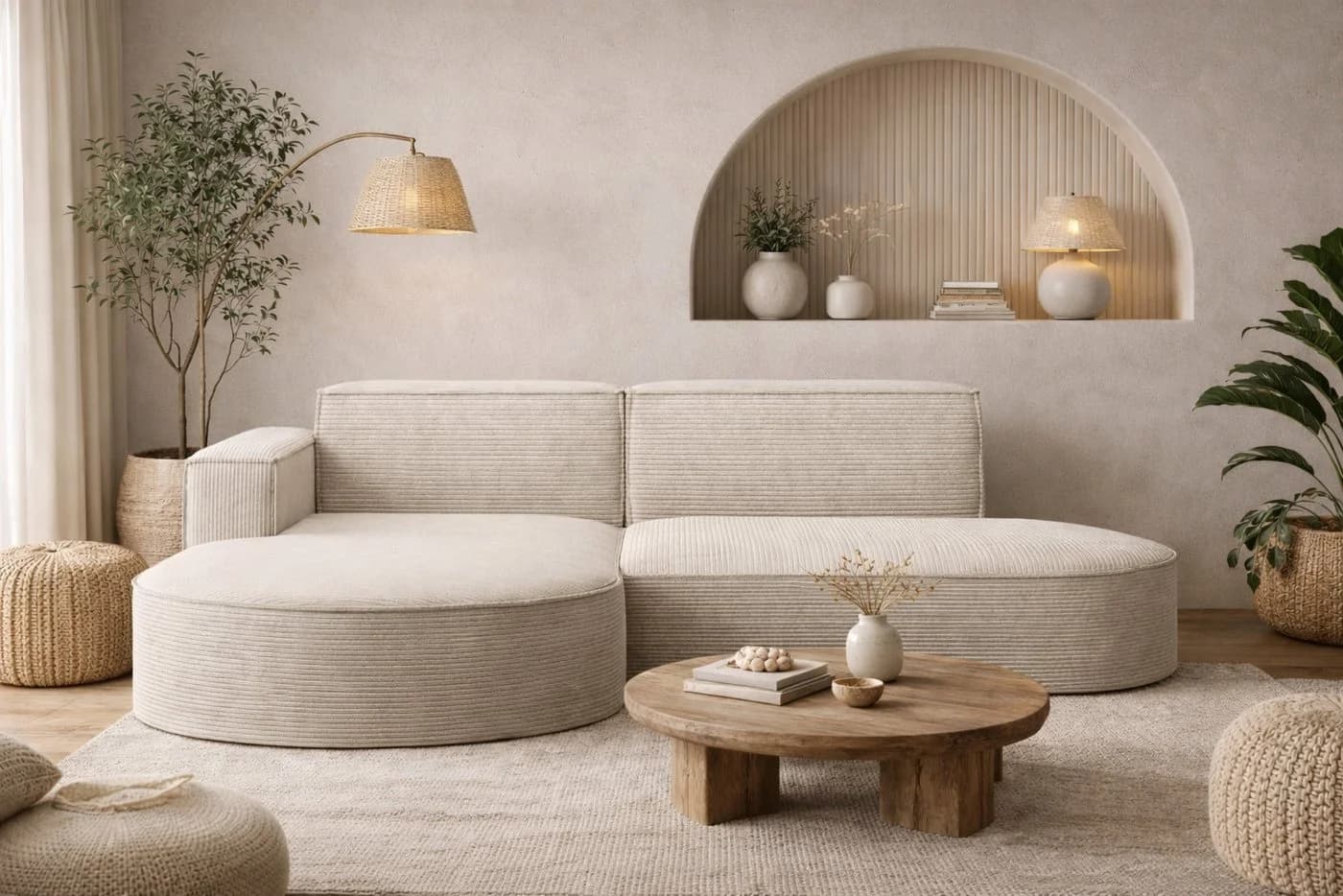 Kaiser Möbel Ecksofa Designer MODENA STUDIO L Cord - Bild 2