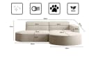 Ecksofa Cord L-Form Modena Studio Kaiser Möbel Bild 3