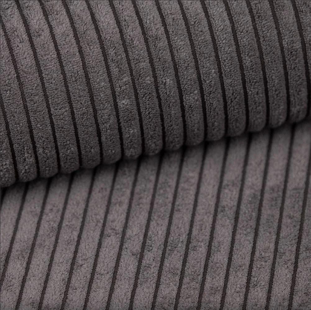 Kaiser Möbel Ecksofa MODENA STUDIO L-Form Cord Dunkelgrau - Bild 5