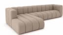 Kaiser Möbel Ecksofa Salvador Grand L 318 cm Beige Samt Bild 3