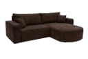 Kaiser Möbel Ecksofa ROUND ONE Cord Beige Schlaffunktion Bild 3