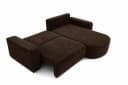 Kaiser Möbel Ecksofa ROUND ONE Cord Beige Schlaffunktion Bild 5