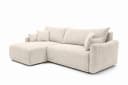 Kaiser Möbel Ecksofa JAPANDI mit Schlaffunktion & Bettkasten Beige Cord Bild 3