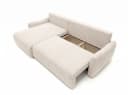 Kaiser Möbel Ecksofa JAPANDI mit Schlaffunktion & Bettkasten Beige Cord Bild 4