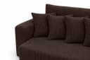 Kaiser Möbel Schlafsofa PIANO DOUBLE Cordstoff Poso Braun Bild 5