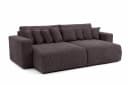 Kaiser Möbel Schlafsofa PIANO DOUBLE Cordstoff Poso Dunkelgrau Bild 1