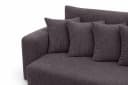 Kaiser Möbel Schlafsofa PIANO DOUBLE Cordstoff Poso Dunkelgrau Bild 5