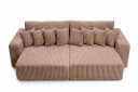 Kaiser Möbel Schlafsofa PIANO DOUBLE mit Bettkasten Cordstoff Tilia Braun Bild 4
