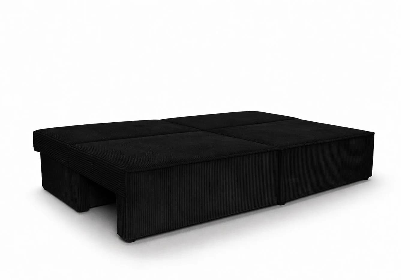 Kaiser Möbel Schlafsofa BEST MINI mit Bettkasten und Schlaffunktion Schwarz - Bild 5