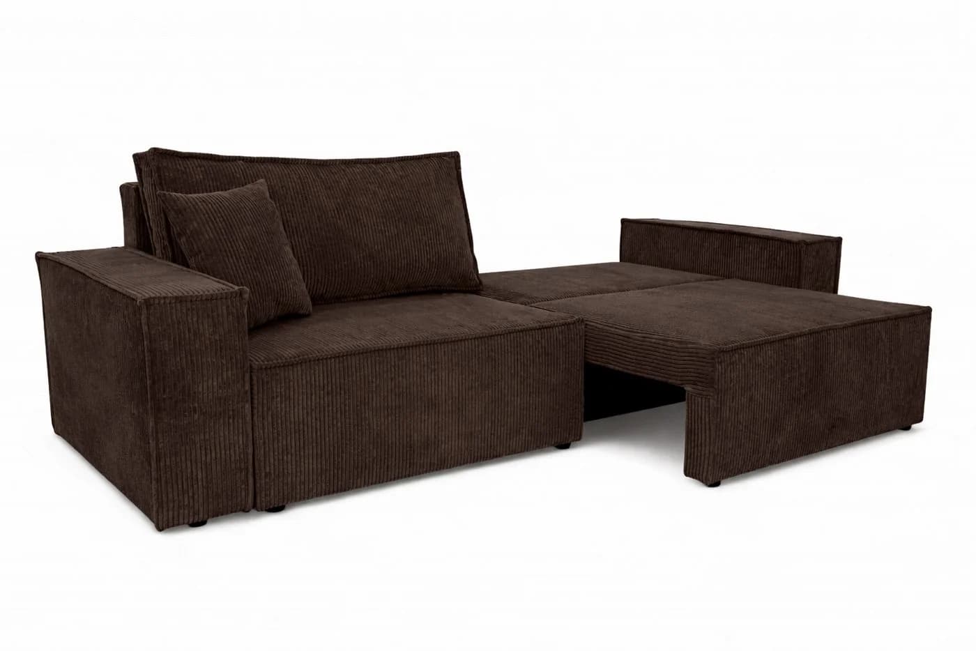 Kaiser Möbel Schlafsofa BEST SCORNER mit Bettkasten Cordstoff - Bild 5