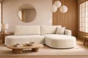 Kaiser Ecksofa mit Schlaffunktion & Bettkasten Cordstoff ROUND ONE OPEN XL Bild 2