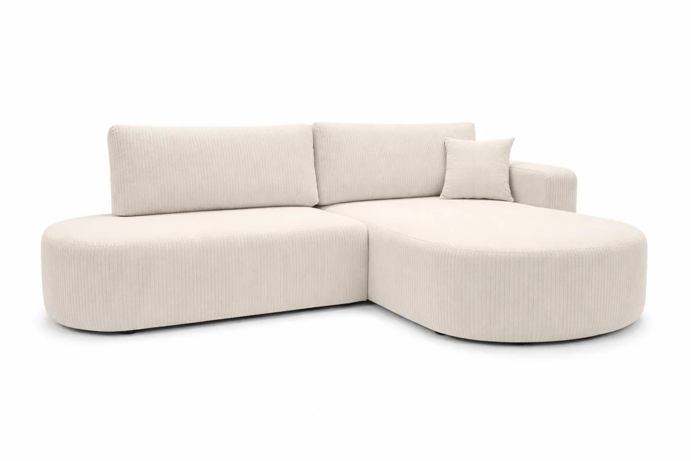 Kaiser Ecksofa mit Schlaffunktion & Bettkasten Cordstoff ROUND ONE OPEN XL - Bild 3