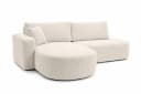 Kaiser Ecksofa mit Schlaffunktion & Bettkasten Cordstoff ROUND ONE OPEN XL Bild 4