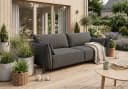 Kaiser Möbel SUNMEE 3-Sitzer Gartensofa Grau Outdoor-Premiumstoff Bild 2