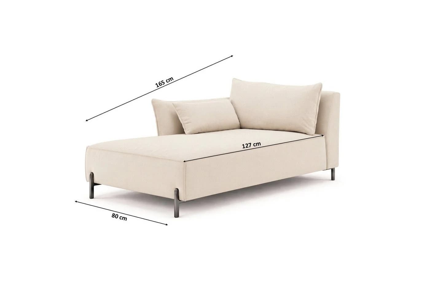 Kaiser Möbel Chaiselongue SUNMEE Outdoor Beige Metall - Bild 3