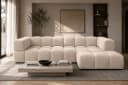 Kaiser Möbel Ecksofa AVERRO XL L-Form Veloursstoff Bluvel Beige Modern Bild 2