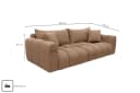 Kaiser Möbel Schlafsofa Bluvel Velvet Bettkasten Bild 5