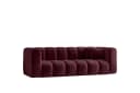 Kaiser Möbel Sofa Modulares 3-Sitzer GRAND Velvet Riviera Rot Bild 1