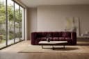 Kaiser Möbel Sofa Modulares 3-Sitzer GRAND Velvet Riviera Rot Bild 2