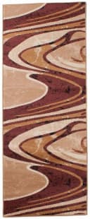 Tapiso Läufer DREAM Braun Kurzflor Meterware Bild 1