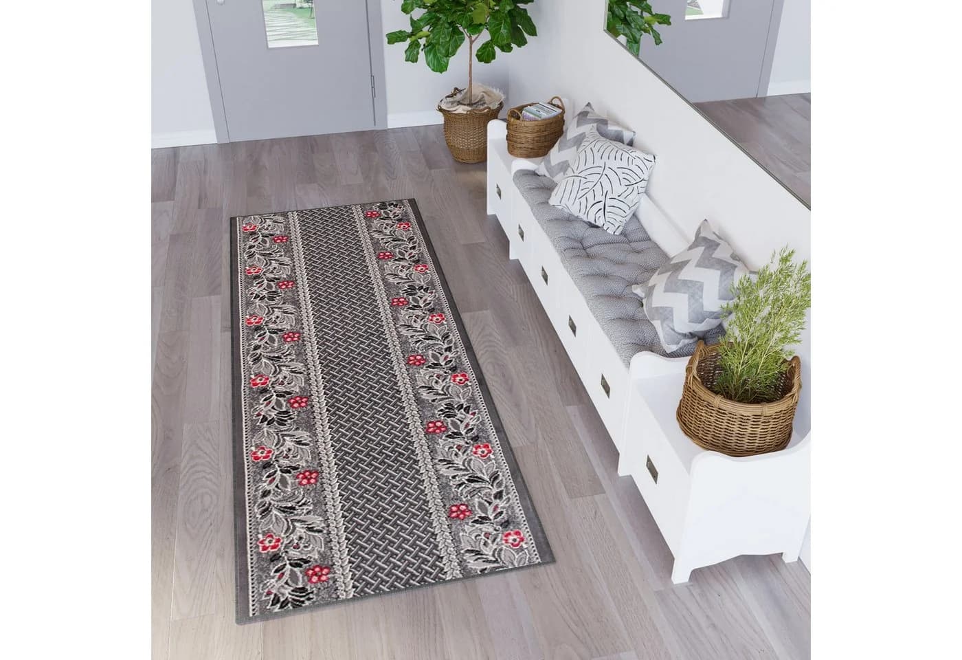 Tapiso Läufer DREAM Rechteckig Kurzflor Flur Meterware - Bild 2