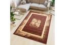 Tapiso Teppich ATLAS Rechteckig Braun Klassisches Design Bild 1