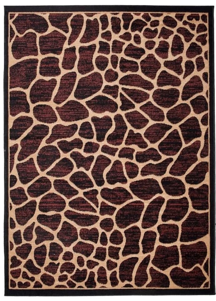Tapiso Teppich ATLAS Braun Klassisches Design Kurzflor - Bild 2