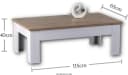 Stolkom Sp.z.o.o. Couchtisch Romance Landhaustil Melamin Bild 3
