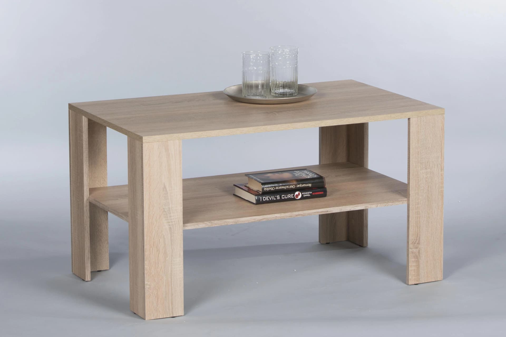 STOLKOM Couchtisch Joker Klassisch Braun Sonoma Dekor - Bild 4