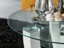 Couchtisch STOLKOM Denver Weiß Glas Hochglanz Bild 5