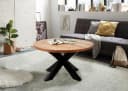 Livetastic Couchtisch STOLKOM Ace Mangoholz Schwarz Industrial Bild 4