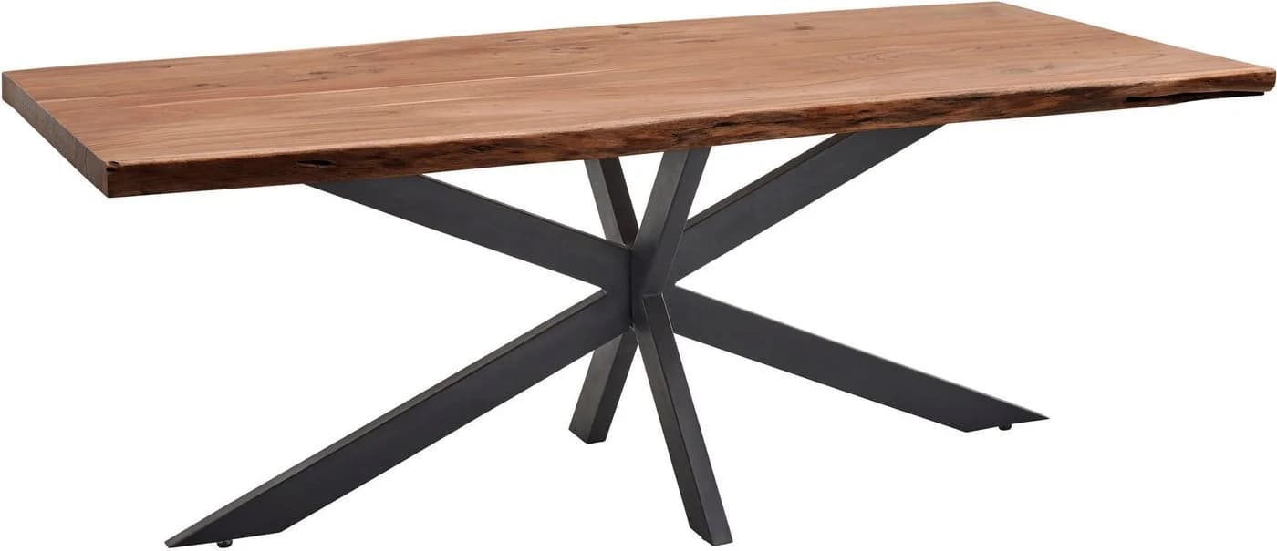 Esstisch Jaro von Stolkom 200 cm Massivholz Akazie Baumkante - Bild 2