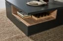 Mid.you Couchtisch Grau Quadratisch mit Schubladen Bild 5