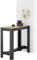 Stolkom Bartisch Modesto Schwarz Eiche Artisan Melamin Bild 1