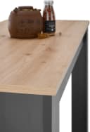 Stolkom Bartisch Modesto Schwarz Eiche Artisan Melamin Bild 4