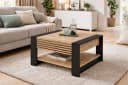 Livetastic Couchtisch Schwarz Eiche Artisan Holzwerkstoff Bild 1