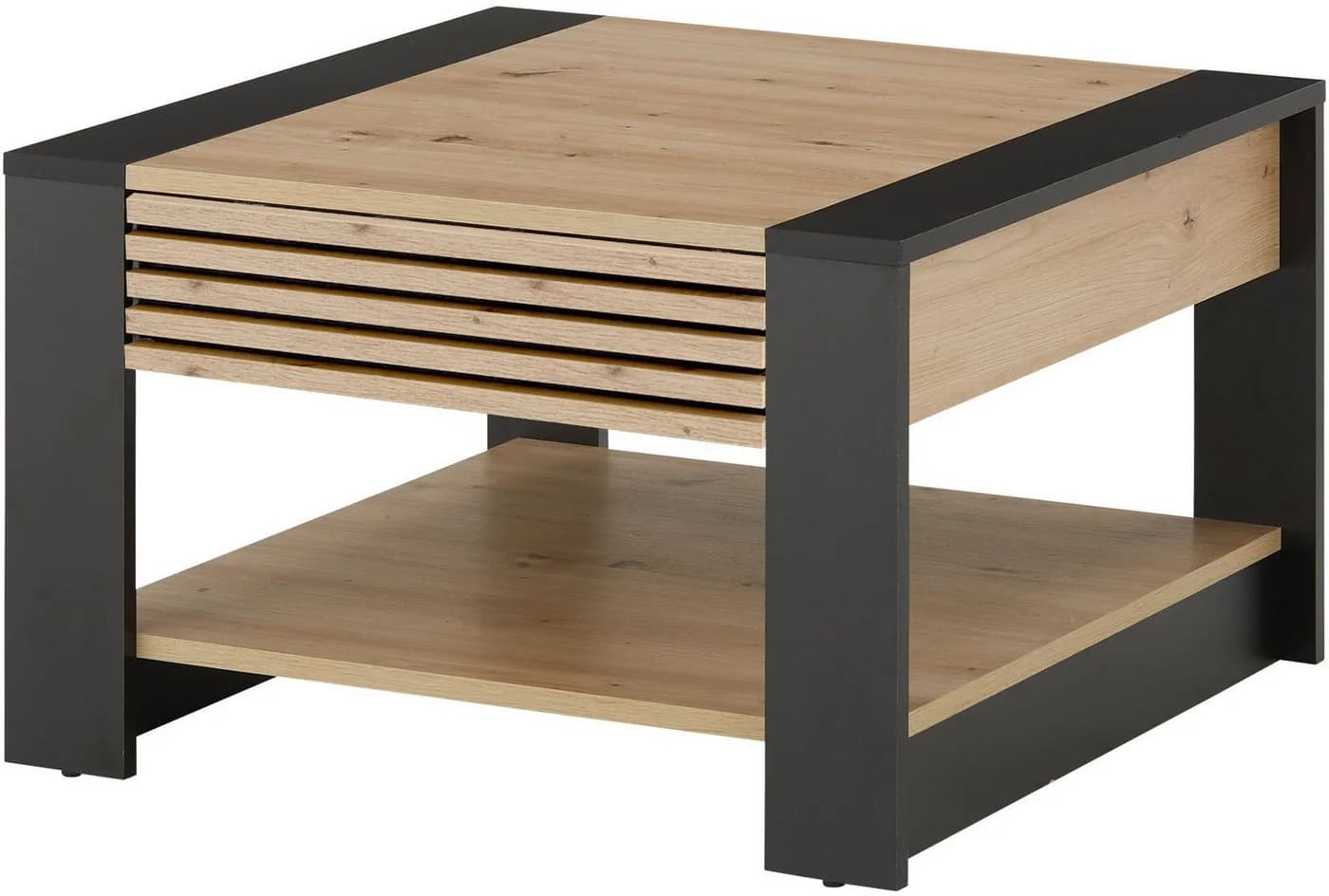 Livetastic Couchtisch Schwarz Eiche Artisan Holzwerkstoff - Bild 2