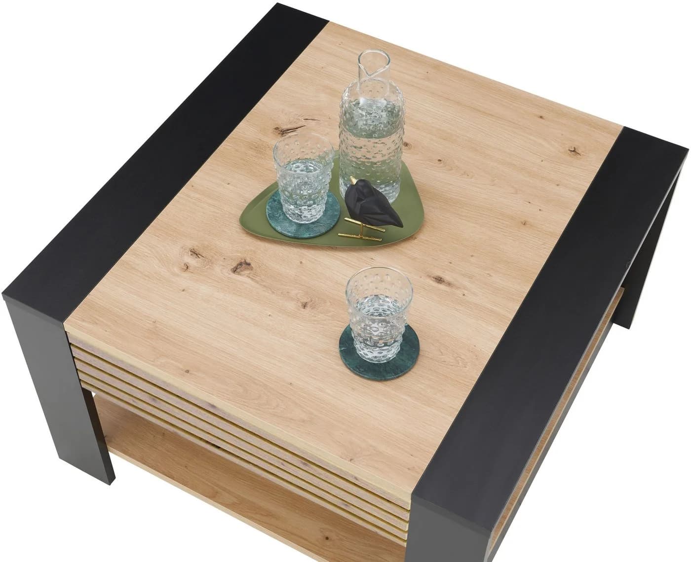 Livetastic Couchtisch Schwarz Eiche Artisan Holzwerkstoff - Bild 4