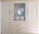 HBZ-MEBLE Highboard Romance Landhausstil mit LED-Beleuchtung Weiß Bild 1
