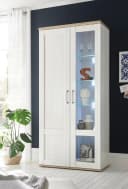 HBZ Vitrine Romance Weiß mit LED-Beleuchtung Landhausstil Bild 2