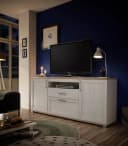 HBZ Lowboard Romance Landhausstil TV-Möbel Weiß Bild 2