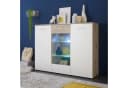 Bega Consult Highboard BZ5095 Eiche und Weiß Bild 2