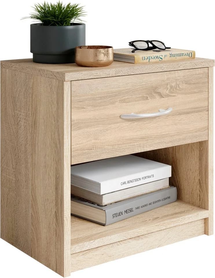Schlafkontor Nachttisch Pepe Beige Modern Holzwerkstoff - Bild 3