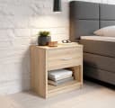 Schlafkontor Nachttisch Pepe Beige Modern Holzwerkstoff Bild 5